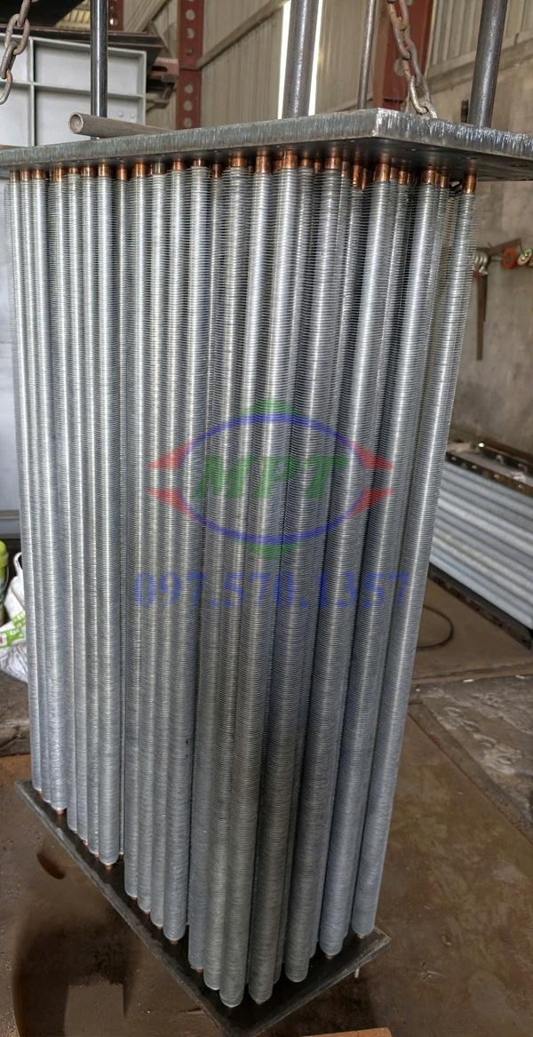 Bộ trao đổi nhiệt cánh nhôm gia nhiệt bằng hơi nước bão hòa