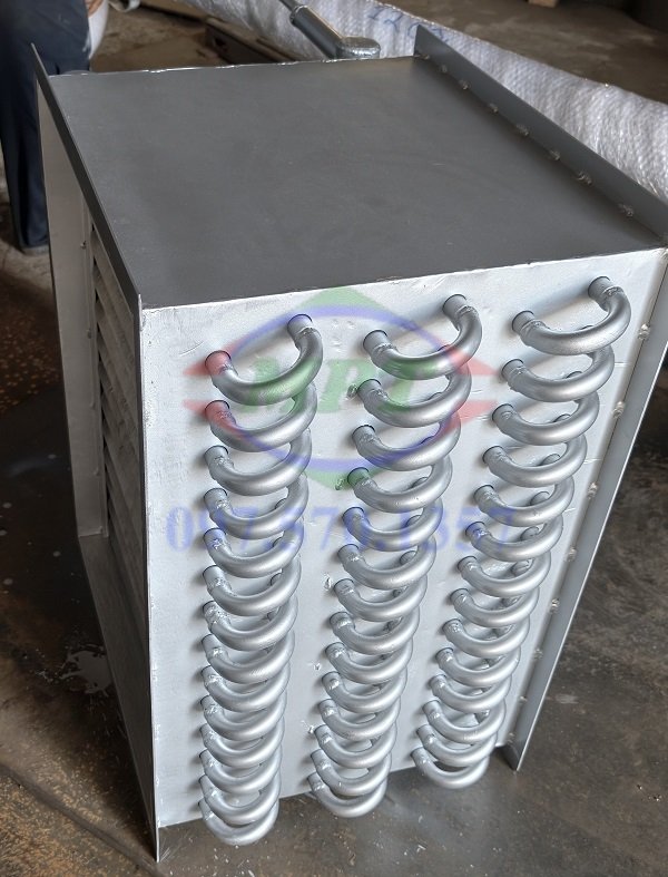 Bộ trao đổi nhiệt cánh nhôm cho hệ thống sấy lúa công nghiệp