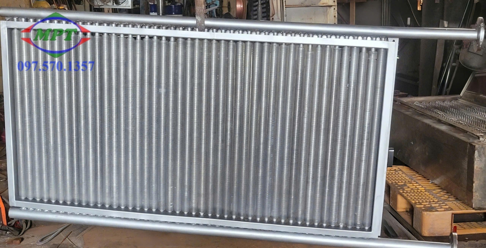 Bộ trao đổi nhiệt cánh nhôm công nghiệp 