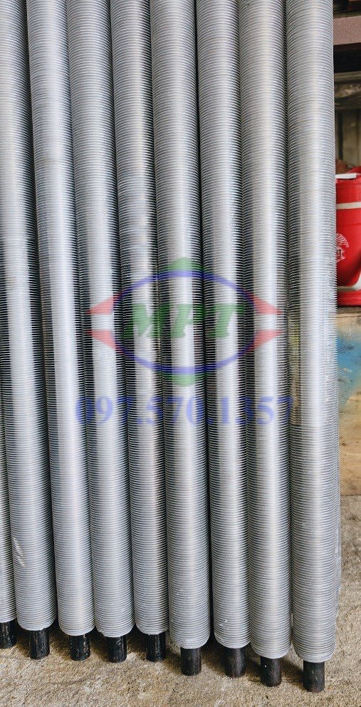 Gia công ống tản nhiệt cánh nhôm theo yêu cầu cho hệ thống sấy